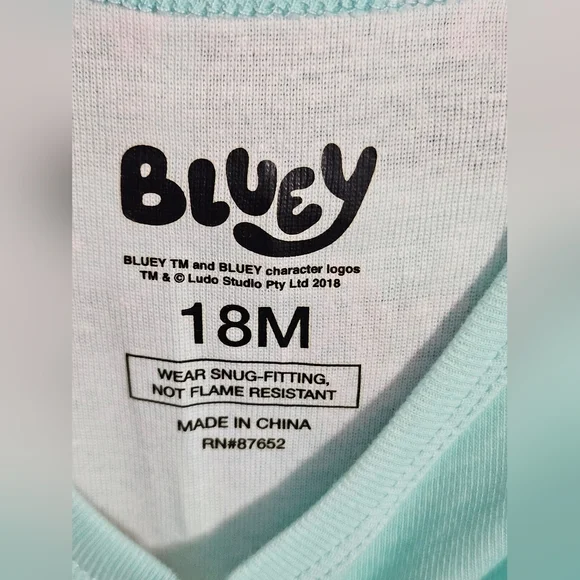 Kids Pajamas - Bluey 2 Sets Size 18mth - Picture 8 of 8